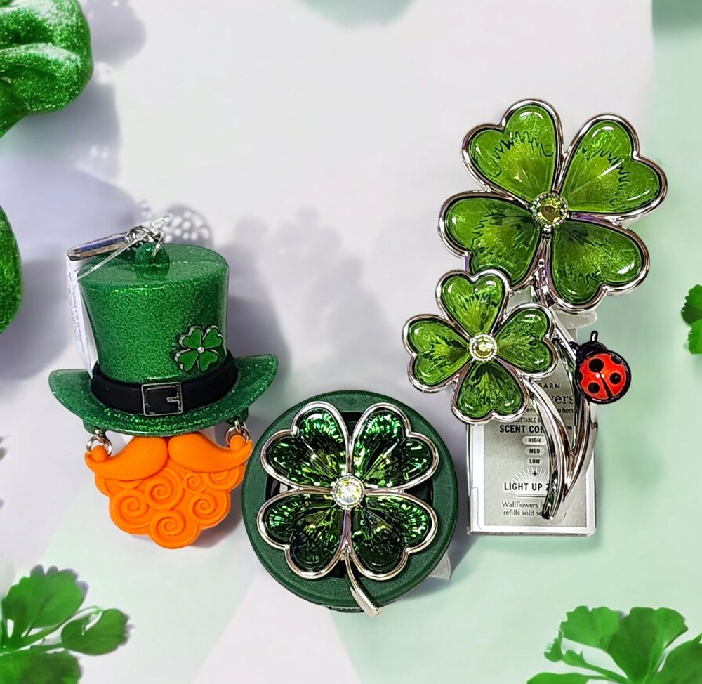 Bath & Body Works Unreleased St. Patrick's Day Pocketbac Holder Wallflower Plug