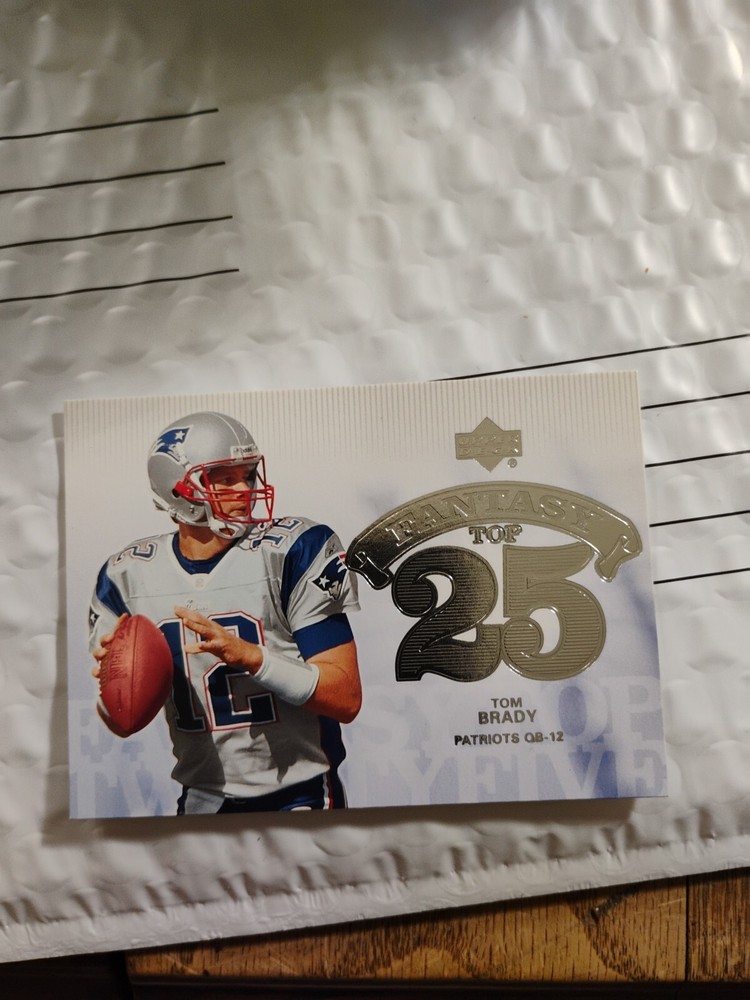 2006 Upper Deck - Fantasy Top 25 #F25-BR Tom Brady