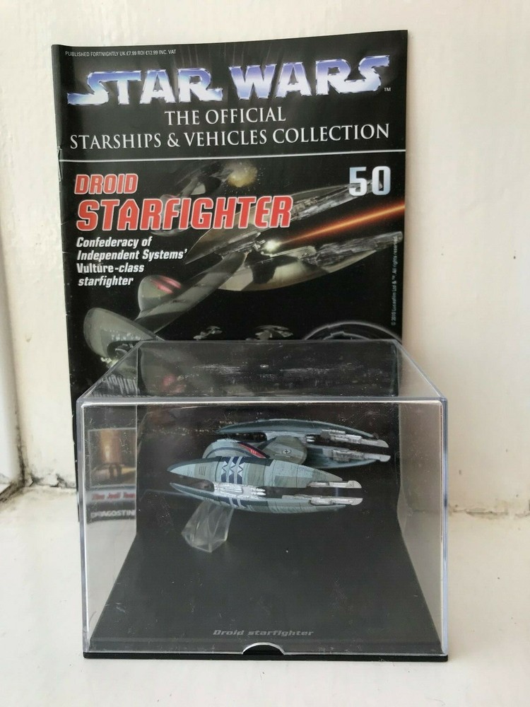 STAR WARS DEAGOSTINI STARSHIPS & VEHICLES COLLECTION ISSUE 50 DROID STARFIGHTER