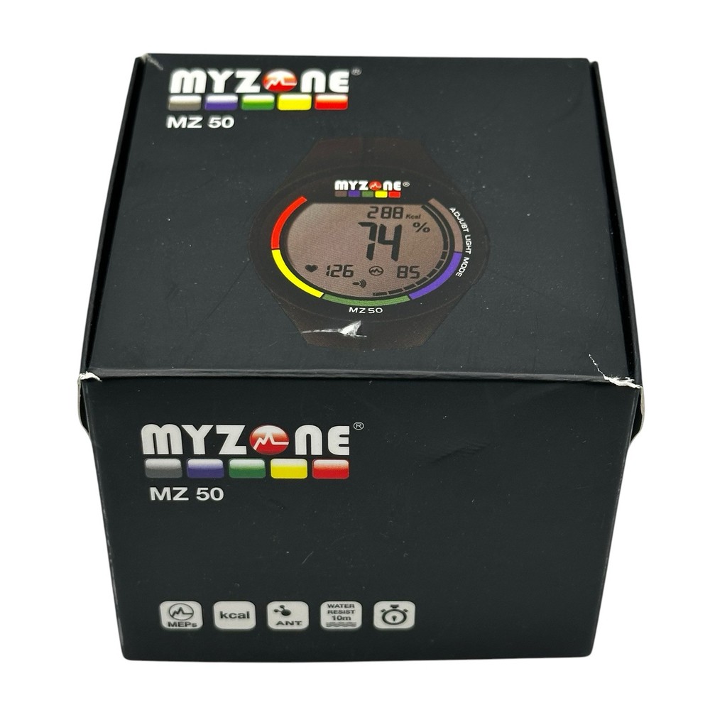 MYZONE MZ-50 Watch with New Battery Shwroom Model Includes Box