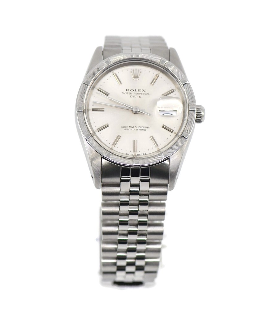 Rolex Oyster Perpetual Date 15210 Stainless Steel Mens Watch
