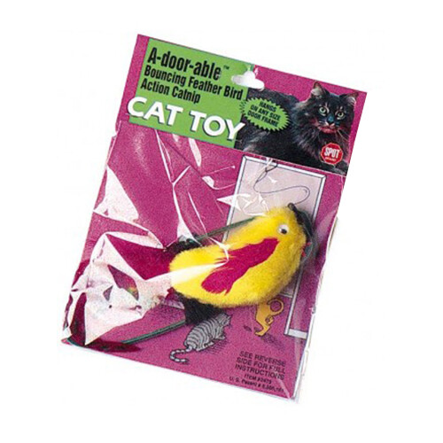Spot A-Door-Able Bouncing Plush Bird with Feather Tail