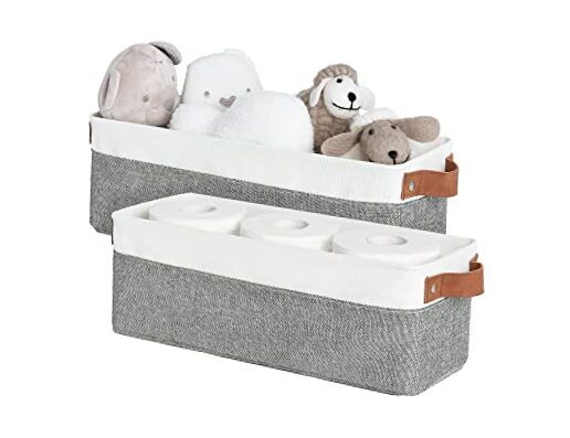 Narrow Storage Bins, Small Baskets for 15