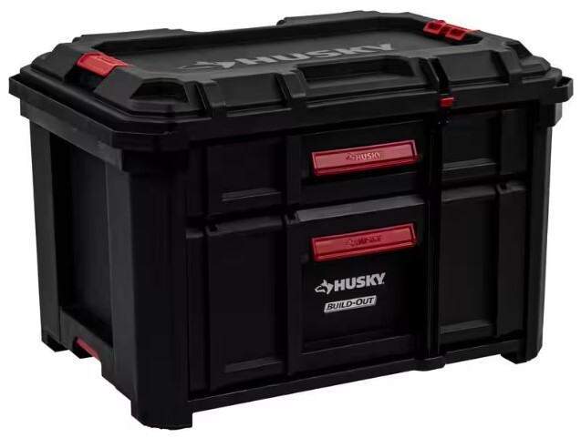 Husky Build-Out 22 in. Modular Tool Storage 2-Drawer Tool Box