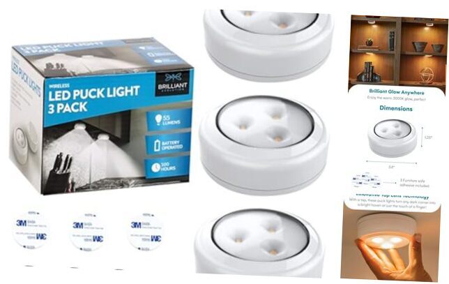 Bright Evolution Under Cabinet Lights - Battery Operated Cabinet Lighting 3