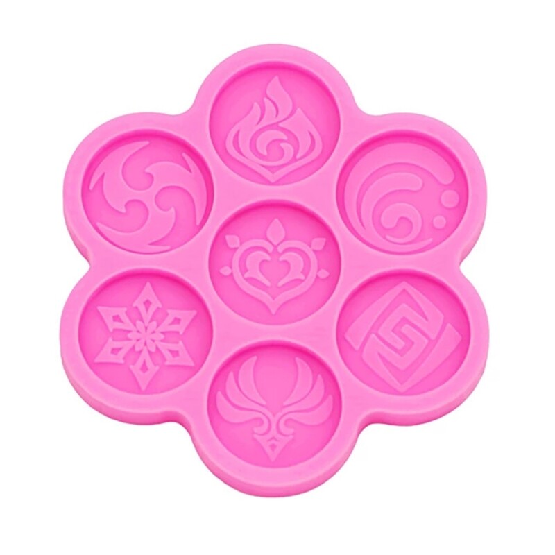 DIY Shiny God's Eye Pendant Mold for Resin Keychain Crafting