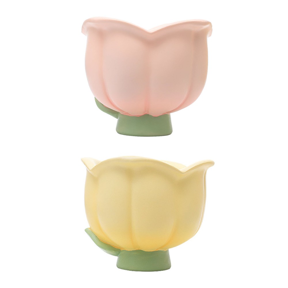 Cute Flower-Shaped Resin Storage Box for Home Decor