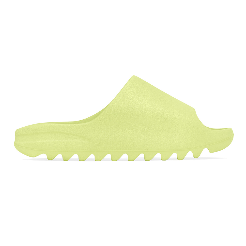 adidas  Yeezy Slide  Mens Green Casual Sandals HQ6447