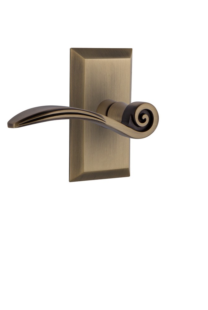 Nostalgic Warehouse STUSWN_PRV_234_NK_RH Swan Privacy Door Lever