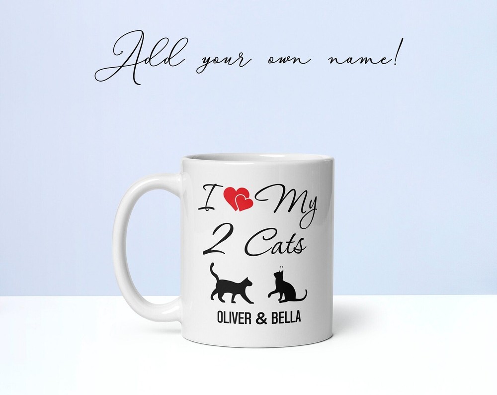 Custom Cat Lover Coffee Mug Add Your Name Great Gift For Cat Lovers Cat Mom Perf