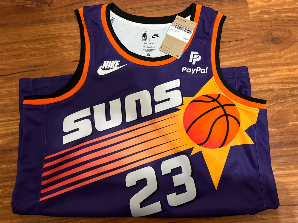 Phoenix Suns Cam Johnson Swingman Jersey PayPal Patch Size L New With Tags-image