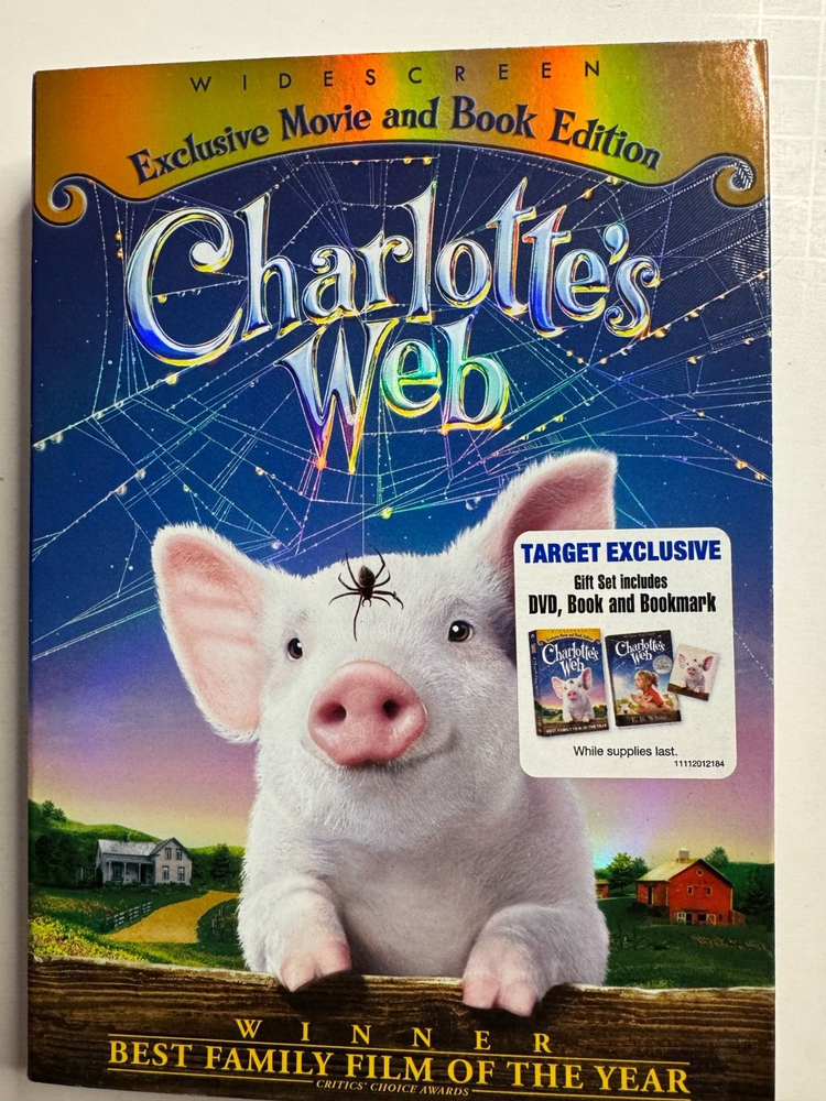 Charlotte's Web 2006 DVD Gift Set with Full Screen and Book
