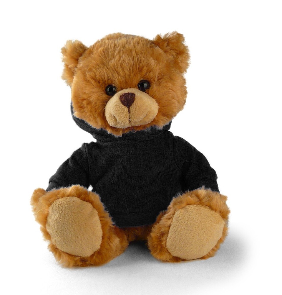 Custom 11-Inch Mocha Teddy Bear Stuffed Animal with Personalization Options  -image