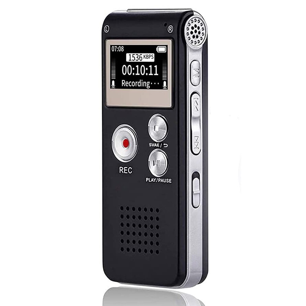 Digital Voice Recorder Dictaphone Audio Mini Small Spy Sound Recorder Lecture