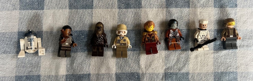 Lego Star Wars Lot 8 Minifigures Chewbacca, R2-D2, Poe, Trooper, Tasu Leech MORE