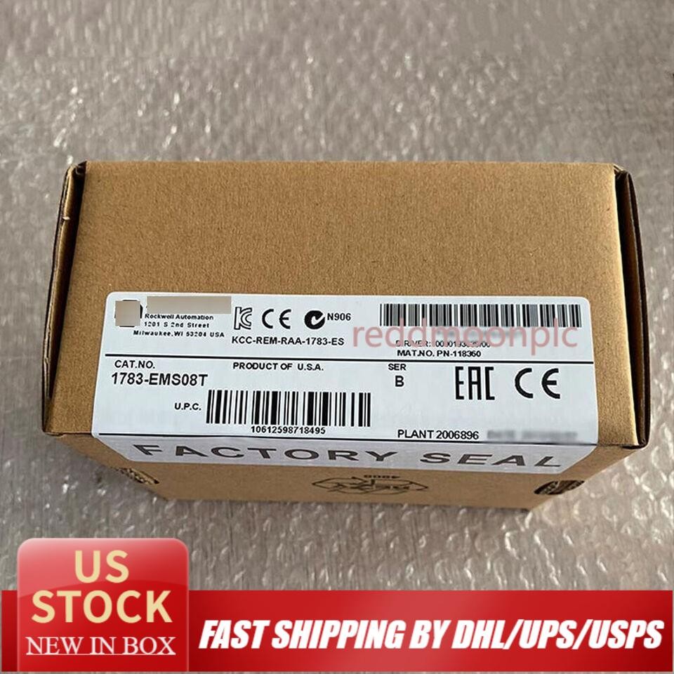 1783-EMS08T 8 Port Managed Switch 1783-EMS08T New Allen-Bradley US Free Tax