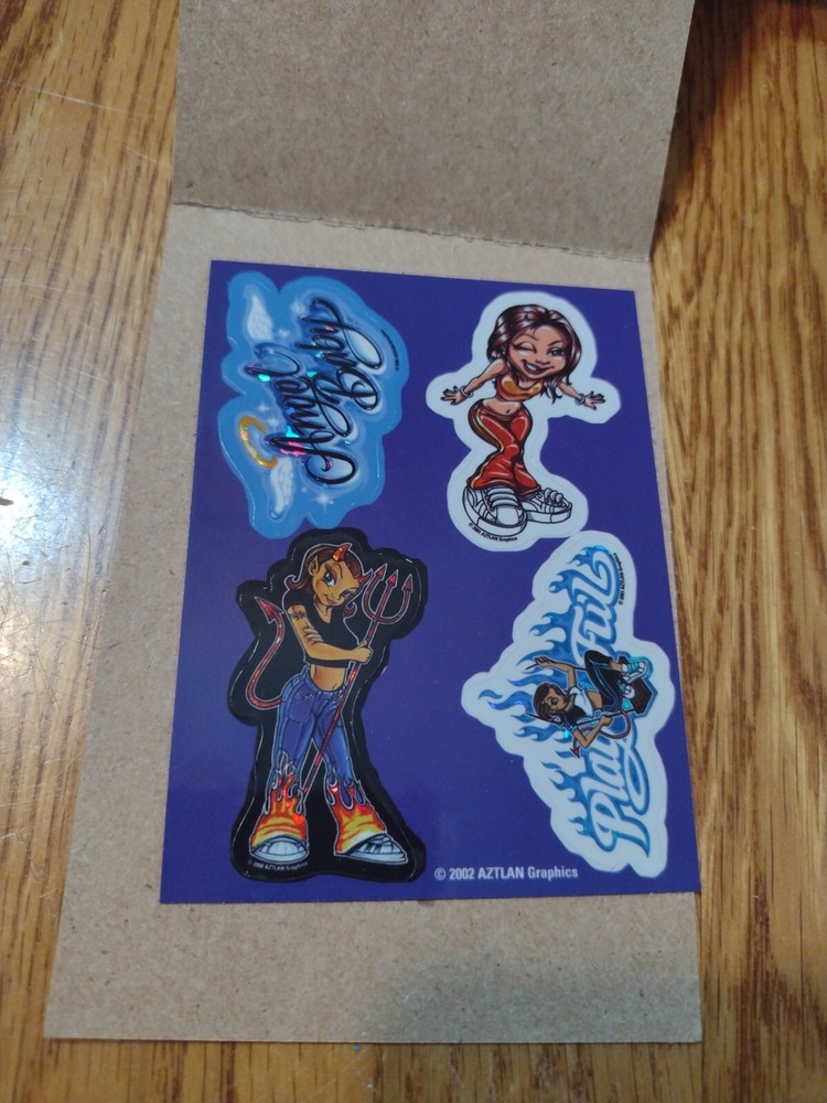2002 Aztlan Graphics Prizm Vending Machine Stickers Girl #10 Of 15  STG10   NOS