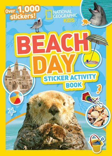 National Geographic Kids Beach Day Sticker Activity Book - Fun Ocean-Themed Learning Adventure  