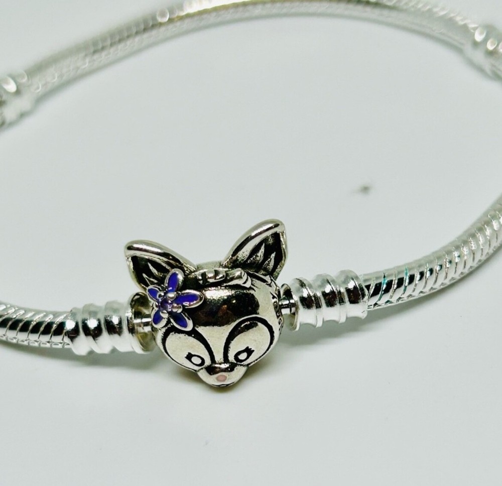 Pandora Disney Linabell Silver Snake Chain Bracelet 20 cm