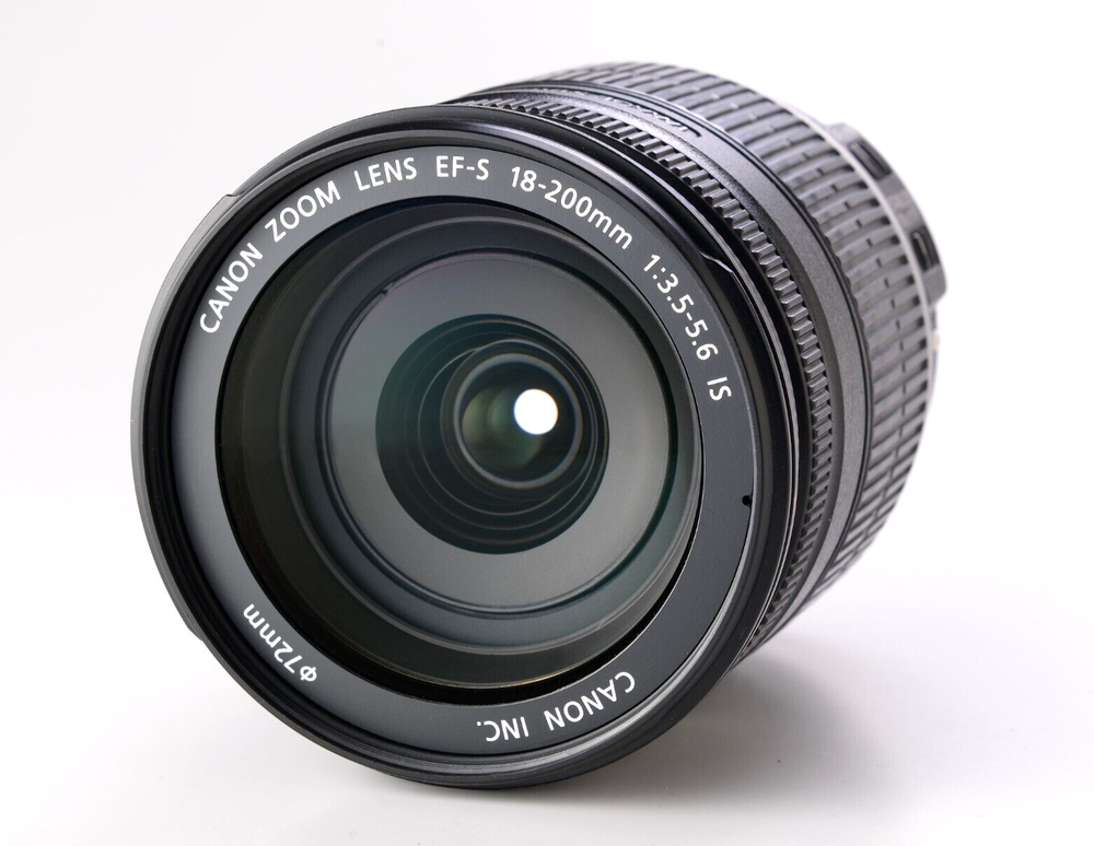 MINT Canon EF-S 18-200mm f/3.5-5.6 IS Telephoto Zoom Lens from Japan