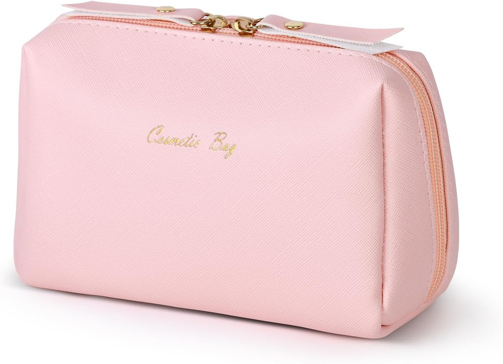 Stylish Pink Topwey Mini Makeup Bag for Travel Essentials  