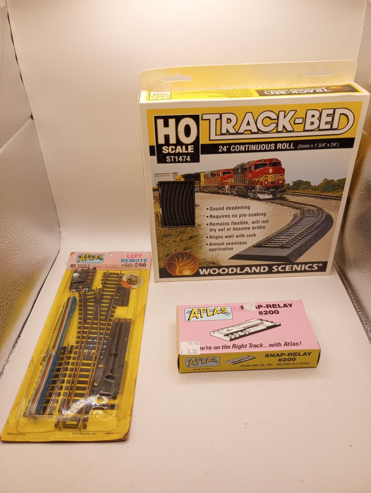 HO Scale Track Pieces Accessories Relay, Left Remote Track Bed