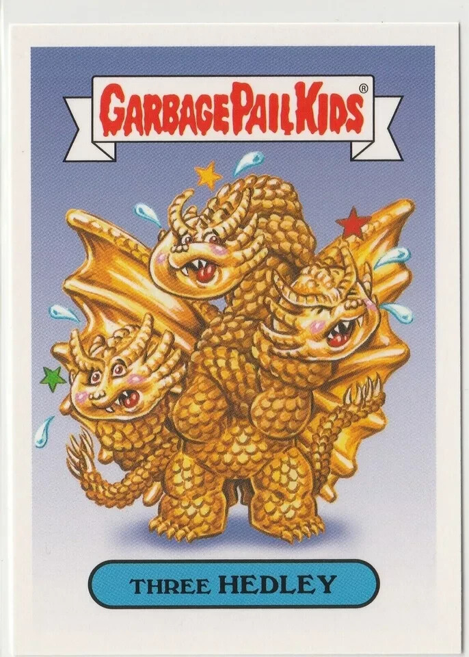 Vintage 2018 Hedley #4b Garbage Pail Kids GPK Oh the Horror-ible Card