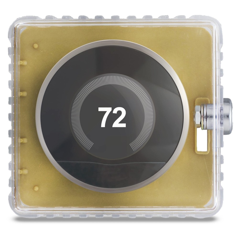 Secure Thermostat Lock Box Cover with Key for 5x4.5 or Smaller Thermostats