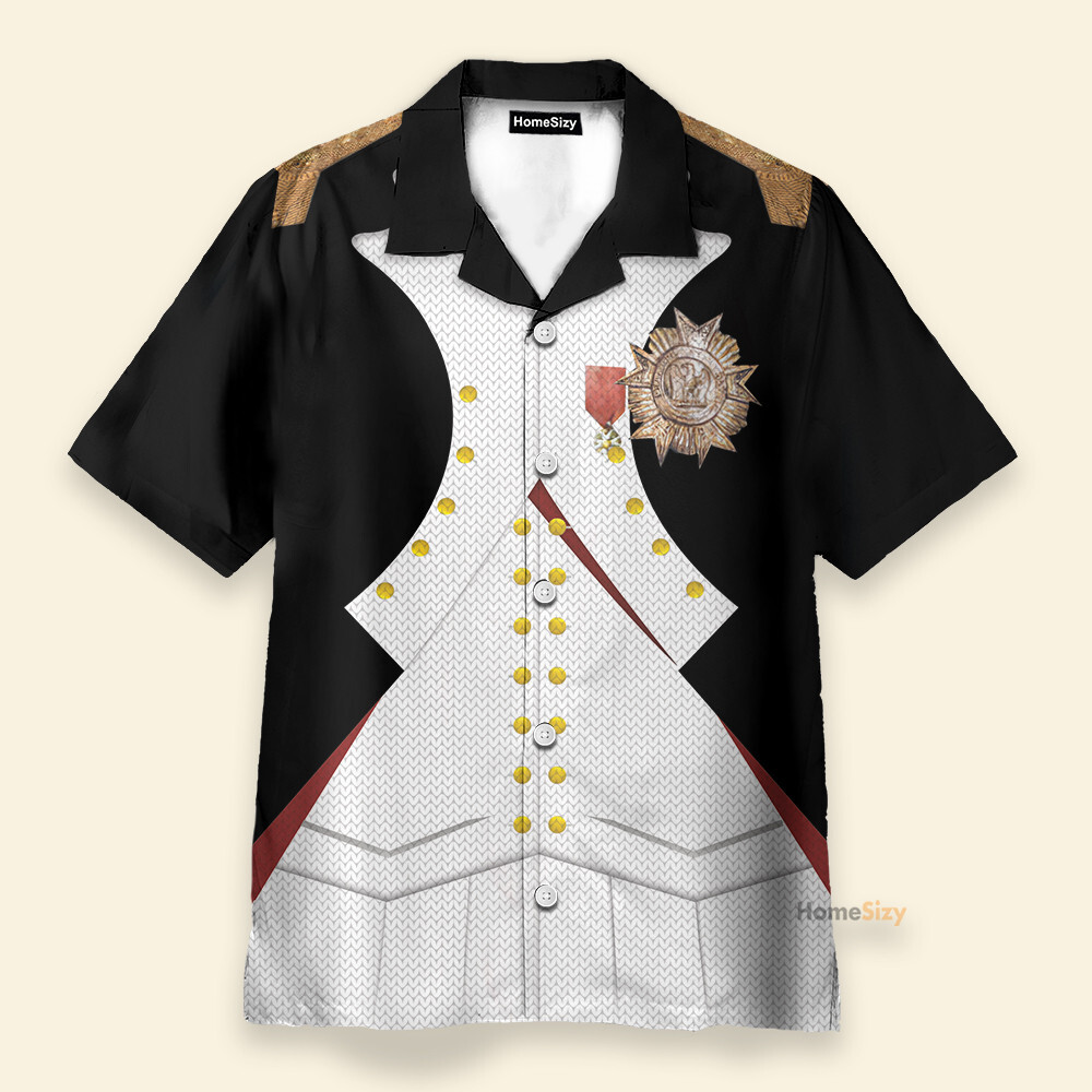 Napoleon Bonaparte Hawaiian Shirt Cosplay Costume