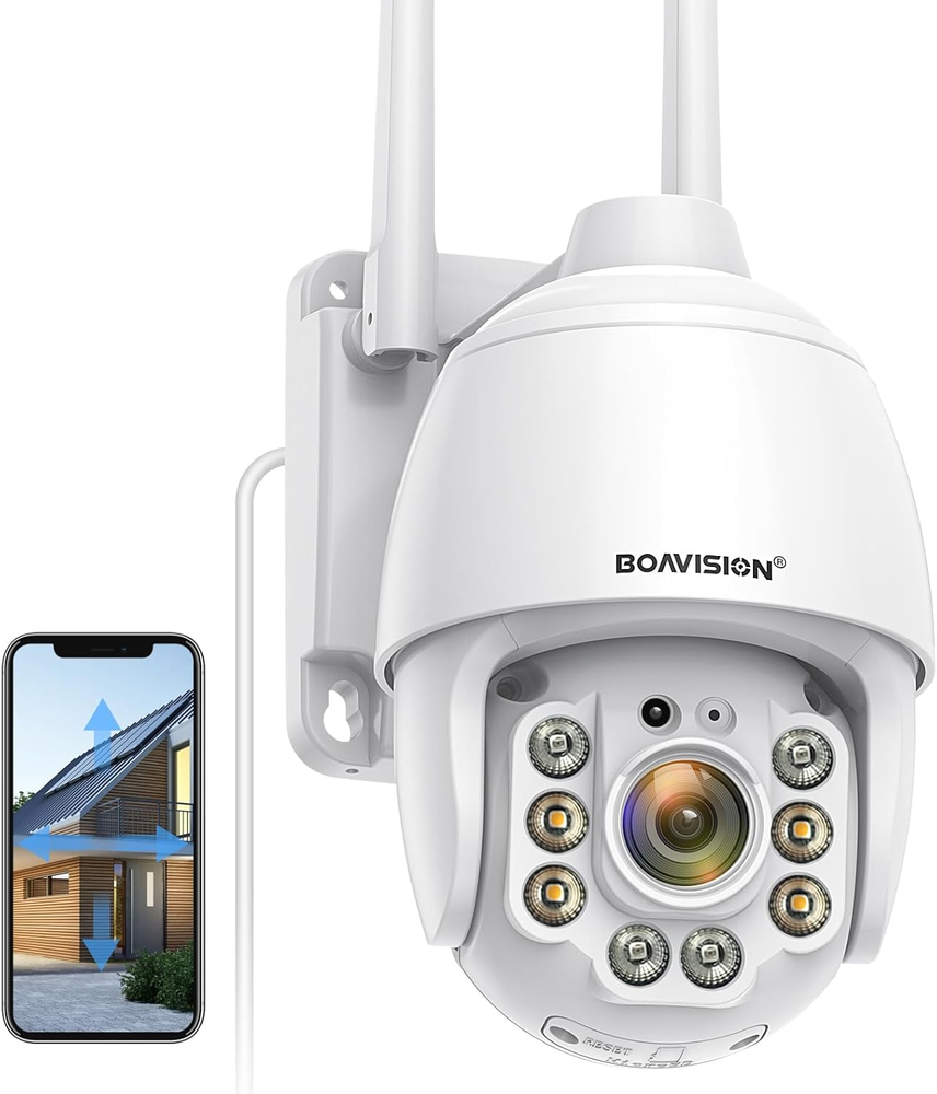 Wireless Outdoor Security Cameras with 360° Home Surveillance System