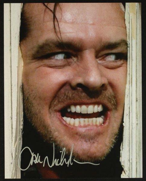 REPRINT - JACK NICHOLSON The Shining Autographed Signed 8 x 10 Photo RP Man Cave