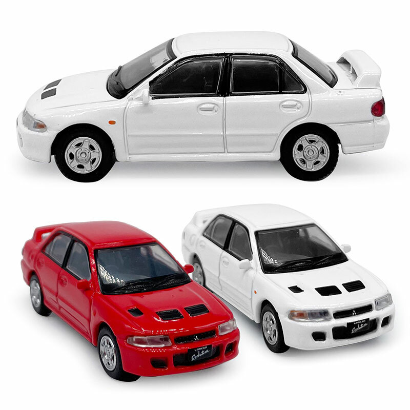 1/64 Scale Mitsubishi Lancer Evolution Model Car Diecast Vehicle Boys Toys Gift