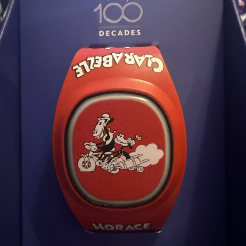 Disney Parks Magic Band Plus 100 Decades Clarabelle Cow & Horace LE 4300 Limited Edition