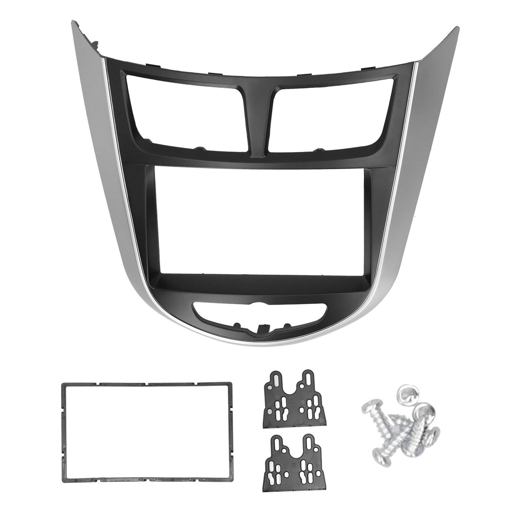 2DIN Car Stereo Fascia Panel for Hyundai i25 Solaris & Accent 2010-2015