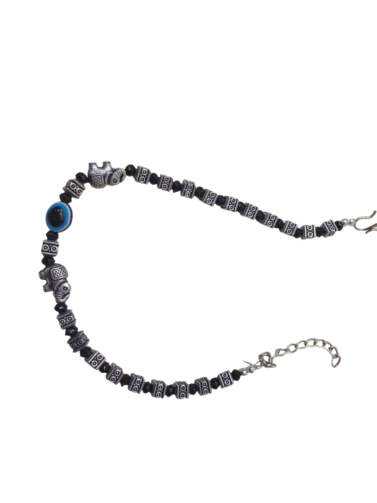 Women Brass Oxidised Girls Payal Pajeb Fashion Anklets Indian Traditional-image