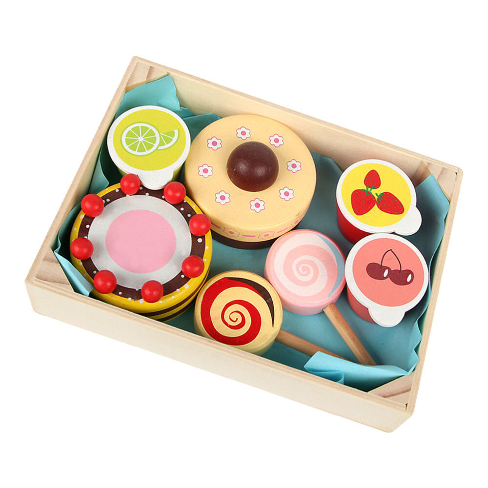 Wooden Snack Food Set Cecilia Affordable Kids Pretend Play Toy