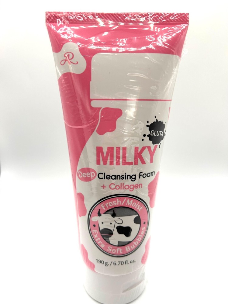 Milky Collagen Facial Foam with Niacinamide Collagen and Vitamin C