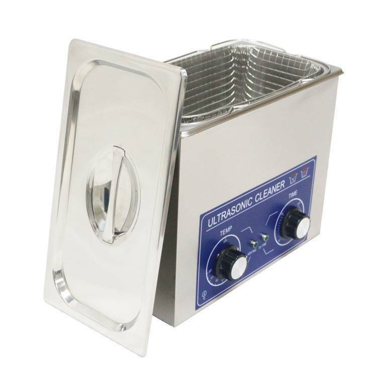 6.5L 180W Ultrasonic Cleaner with Timer Heater for Jewelry Watches Dental Tattoo Tools