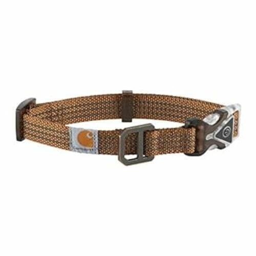 Carhartt - Lighted Dog Collar, Premium Collar, Carhartt Brown, Medium