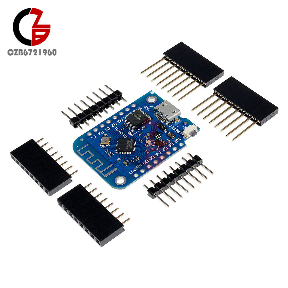 Wemos D1 Mini CH340G ESP8266 WiFi IOT Development Board V3.0.0 frArduino NodeMCU-image