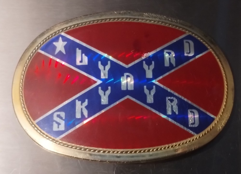 LYNYRD SKYNYRD VINTAGE 1978 PACIFICA  BELT BUCKLE....Buy Now!-image