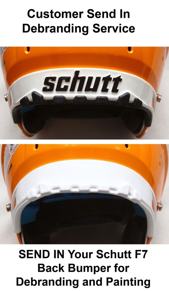 Customer Send In Schutt F7 Back Bumper Debrand Smooth Out and Painting Service-image