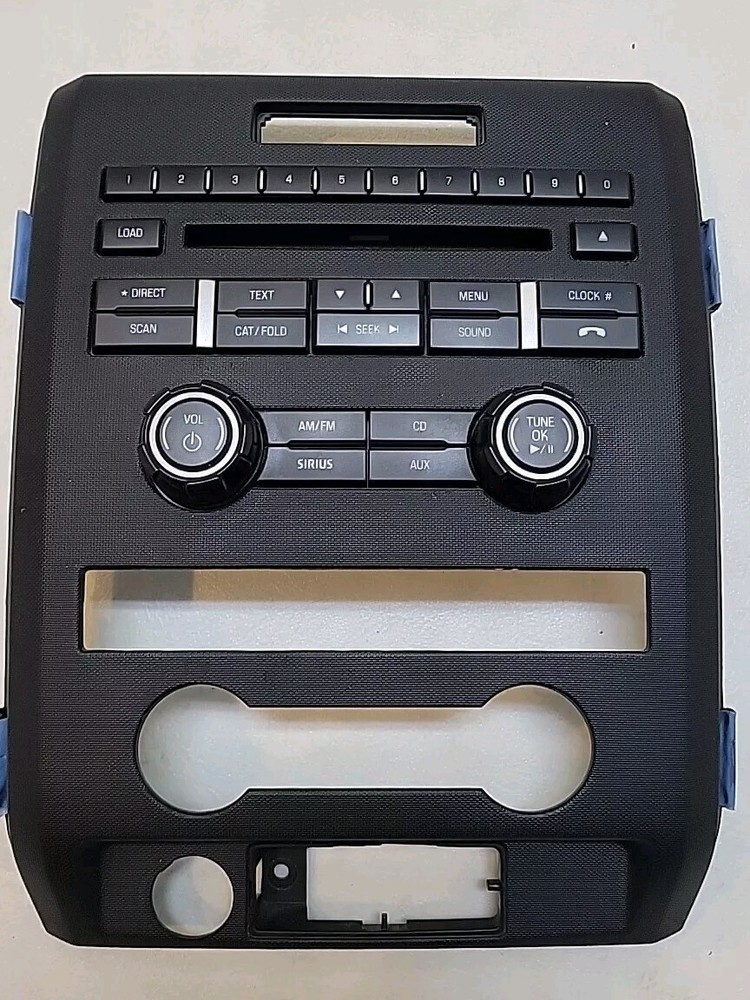 09-14 Ford F150 Center Dash Trim Panel Radio Surround Bezel OEM Black