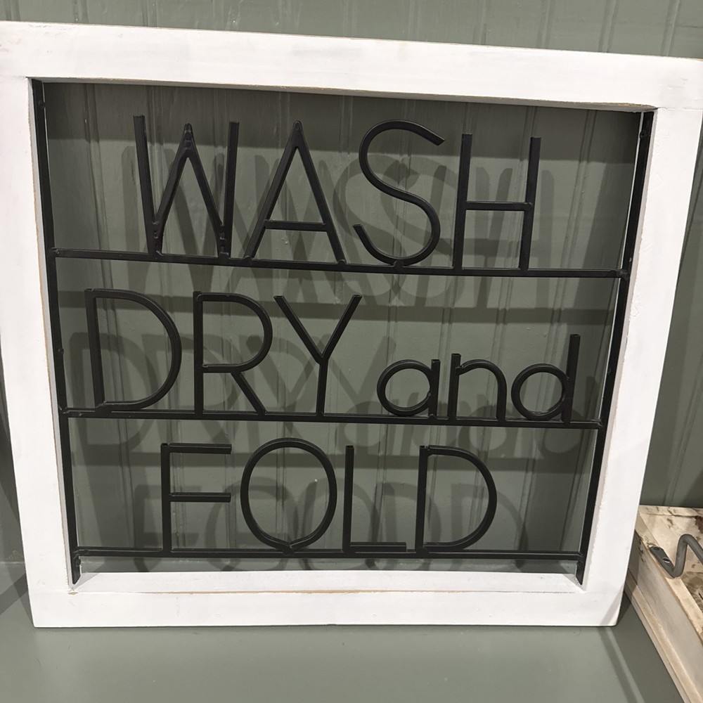 Laundry Room Sign for Washing Machine Area Decor