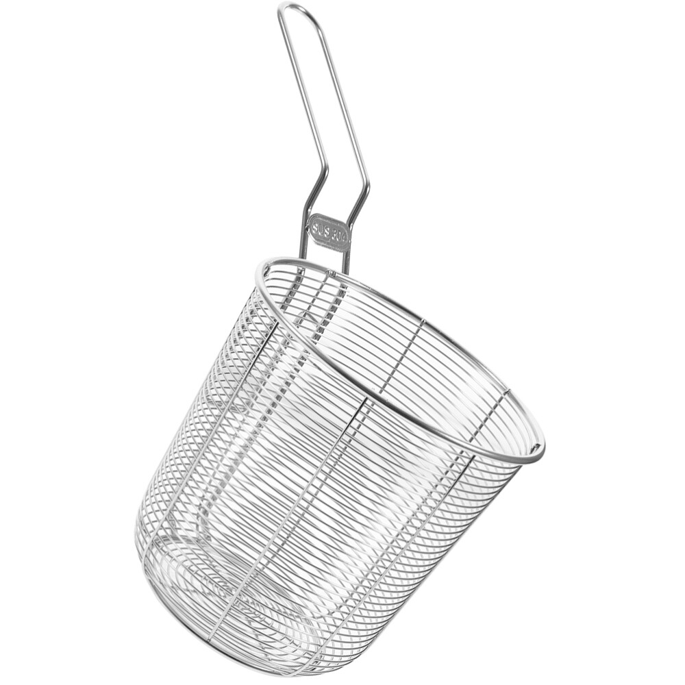 Stainless Steel Pasta Strainer Basket for Home Kitchen Cooking