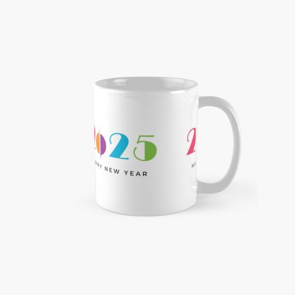 2025 New Year Colorful Classic Mug – Perfect Family Gift  