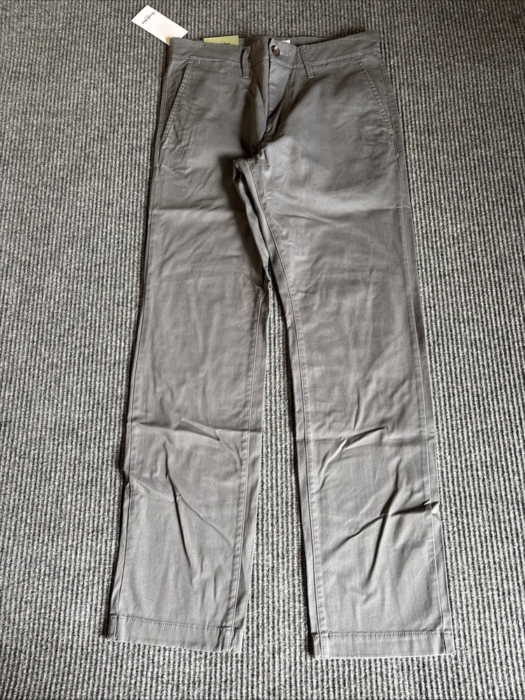 Goodfellow Co Mens Hennepin Slim Chino Pants 29x30 Gray