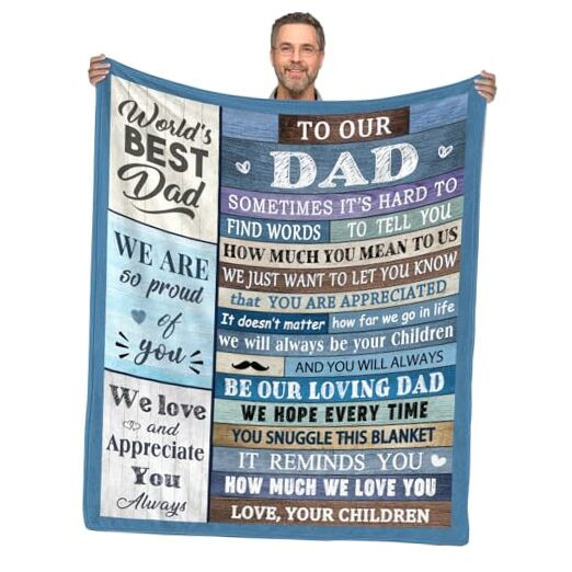 Gifts for Dad Blanket, Dad Blanket, to My Dad Gift, Birthday Gifts for Dad,