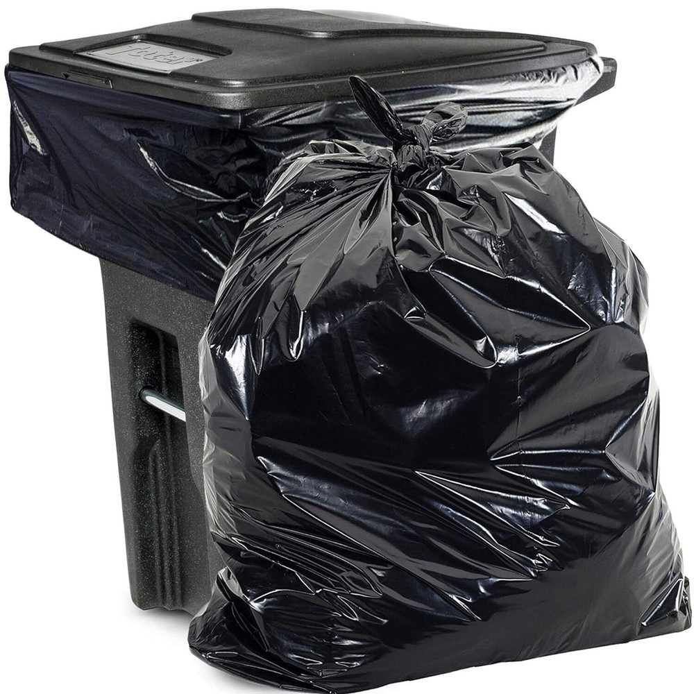 PG6-9560 Heavy Duty 95 - 96 Gallon Trash Can Liners - (Huge 50 Pack) - 2.0 MI...