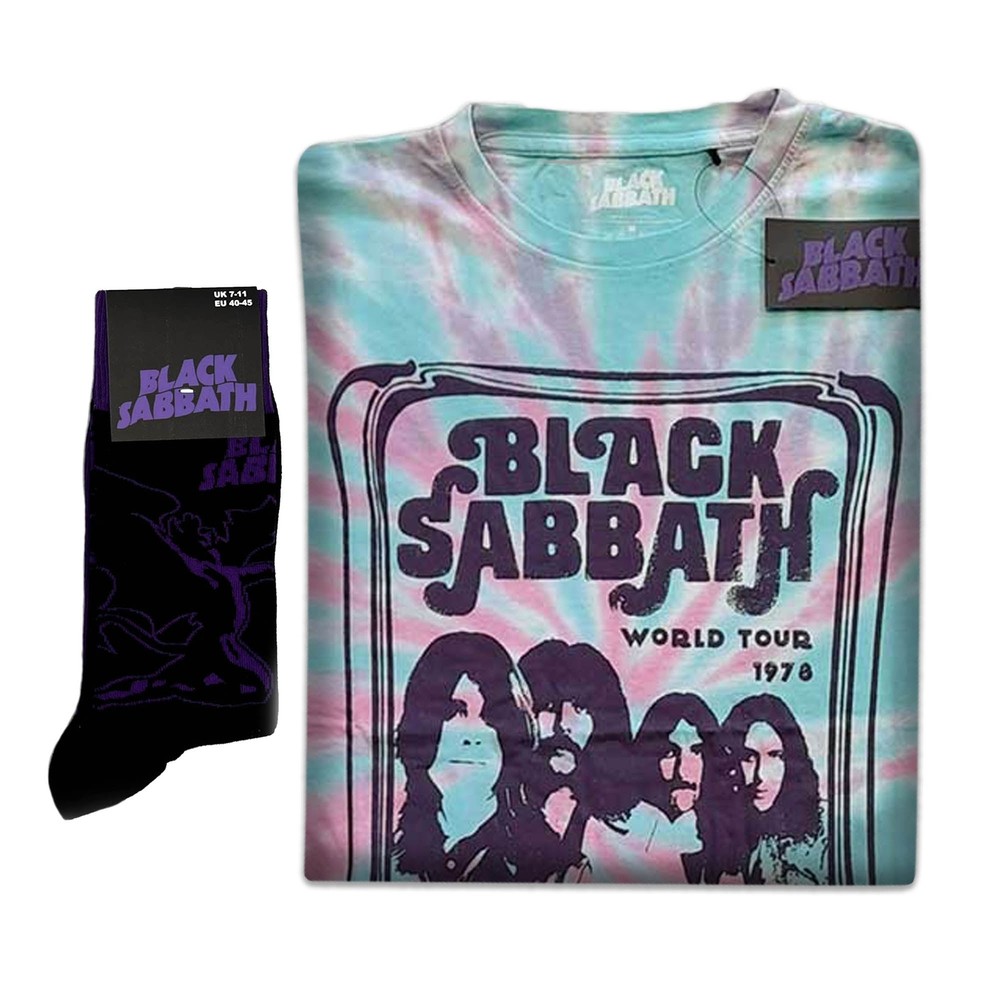 Black Sabbath | Exclusive Band Gift Set | World Tour '78 (Wash Collection) Tee &